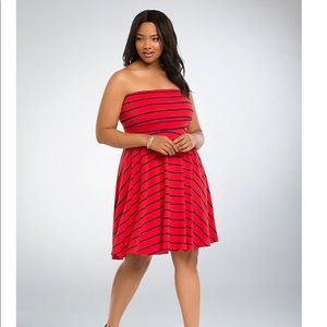 STRIPED TUBE DRESS - TORRID 3